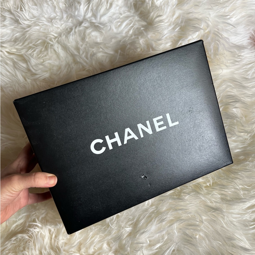 Empty Chanel Storage box + ribbons